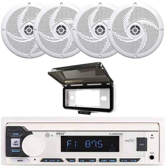 In-dash Stereo 4" 100 watt bluetooth