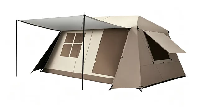 Cabin Tent 5-8 person 6 person black