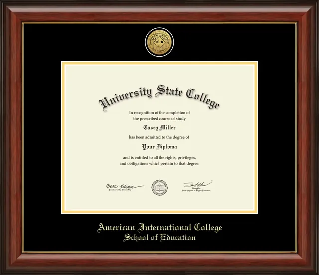 Diploma Frame 13" 10" 21.25"