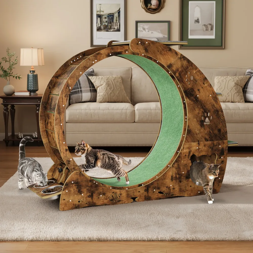 Cat Treadmill brown 55" 40.55"