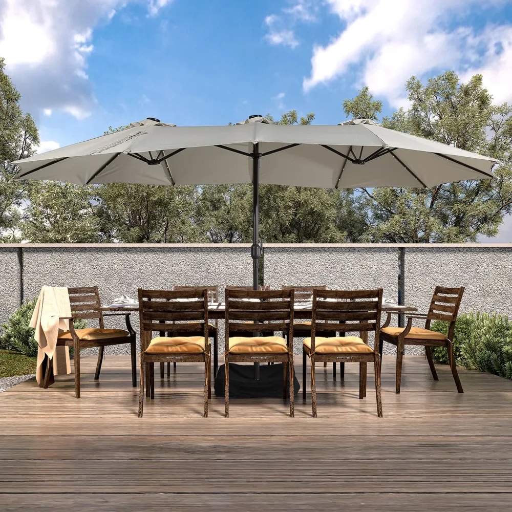 Patio 15ft led beige