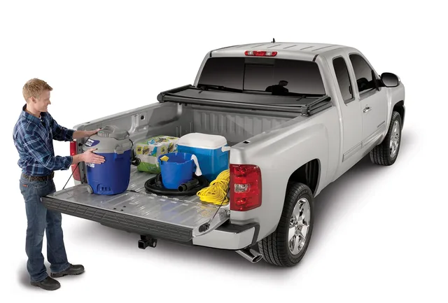Tonneau Cover 8 ft folding black