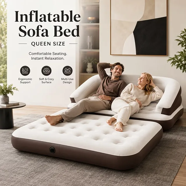 Inflatable Sofa 200-250kg brown