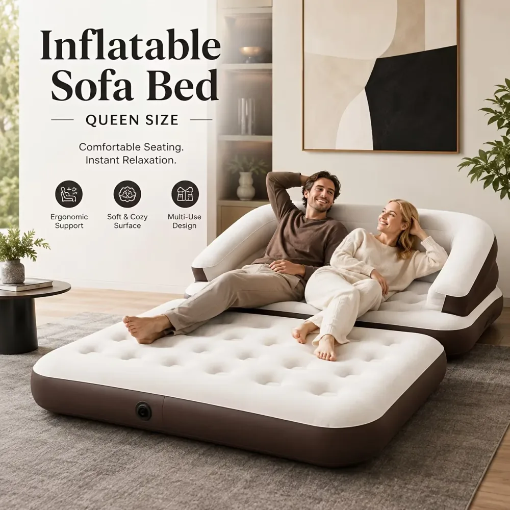 Inflatable Sofa 200-250kg brown