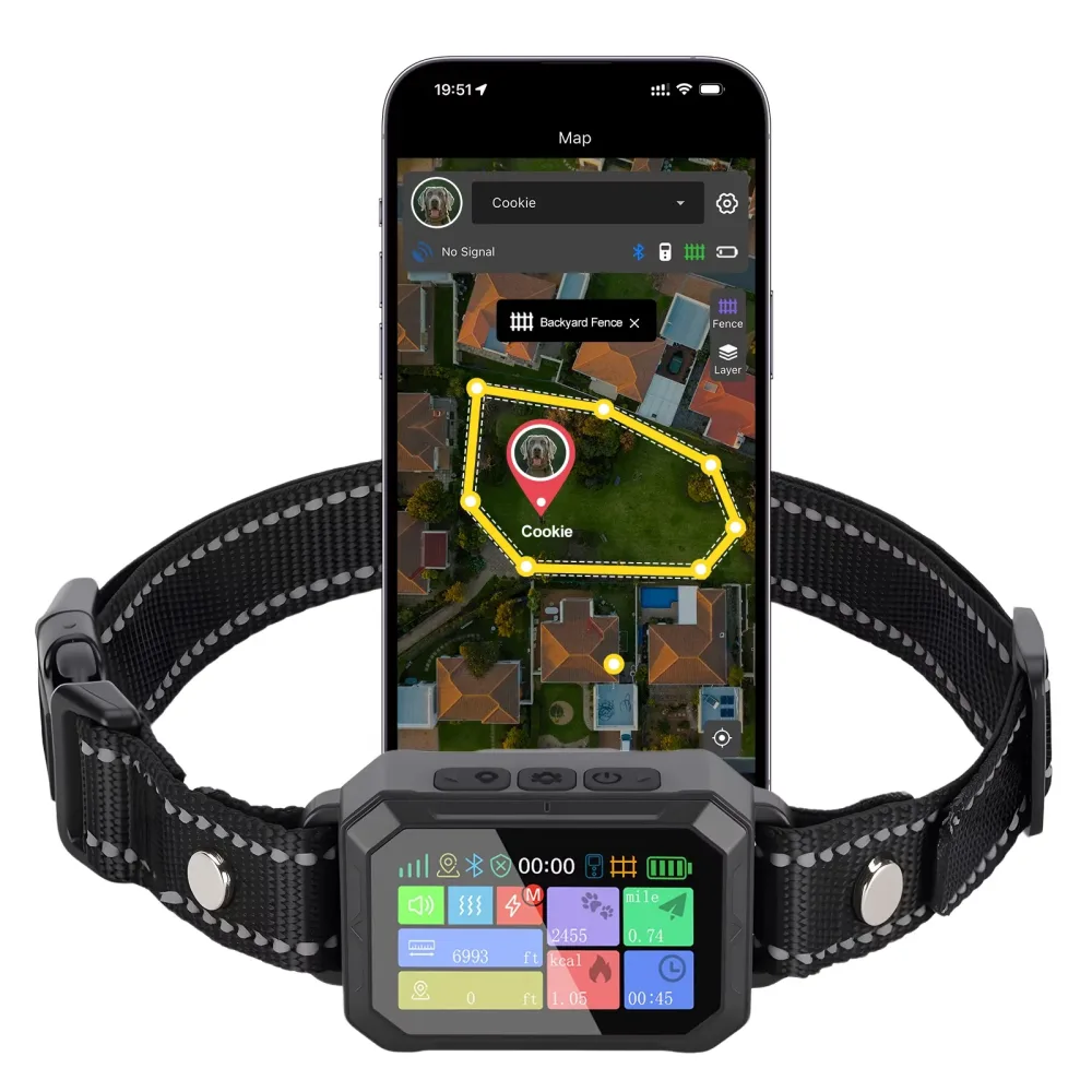 Training Collar 15 lbs wireless black