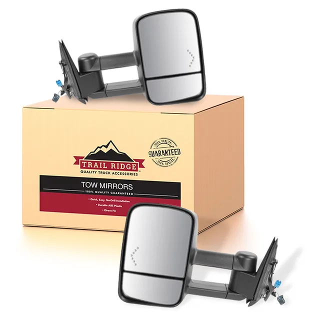 Tow Mirror red black folding