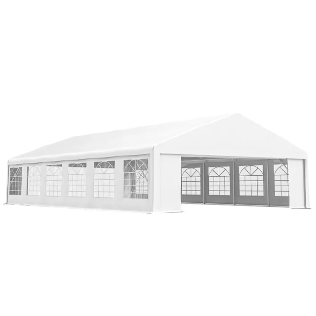 Carport Canopy white 38mm 0.9mm