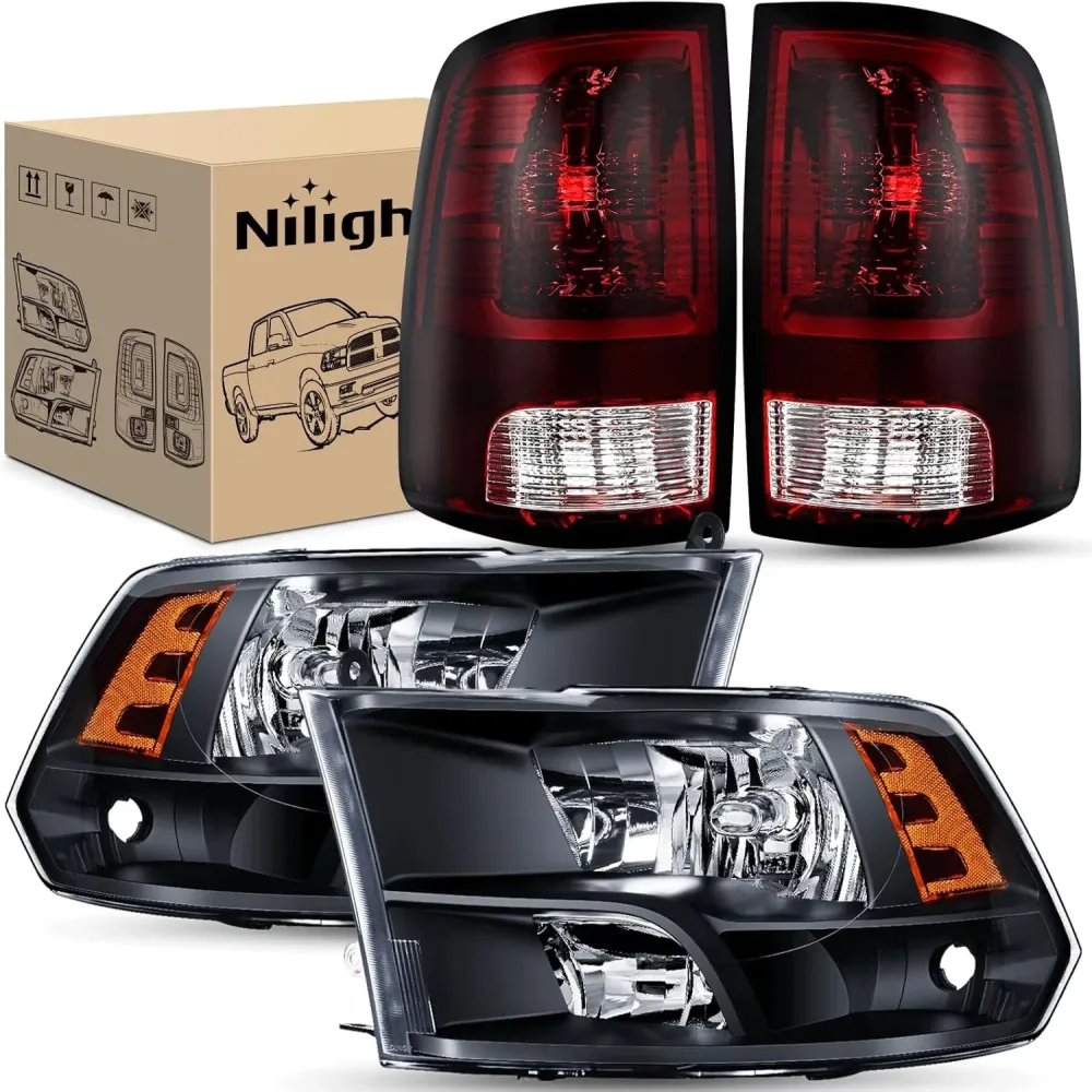 Tail Light black red 1 pair
