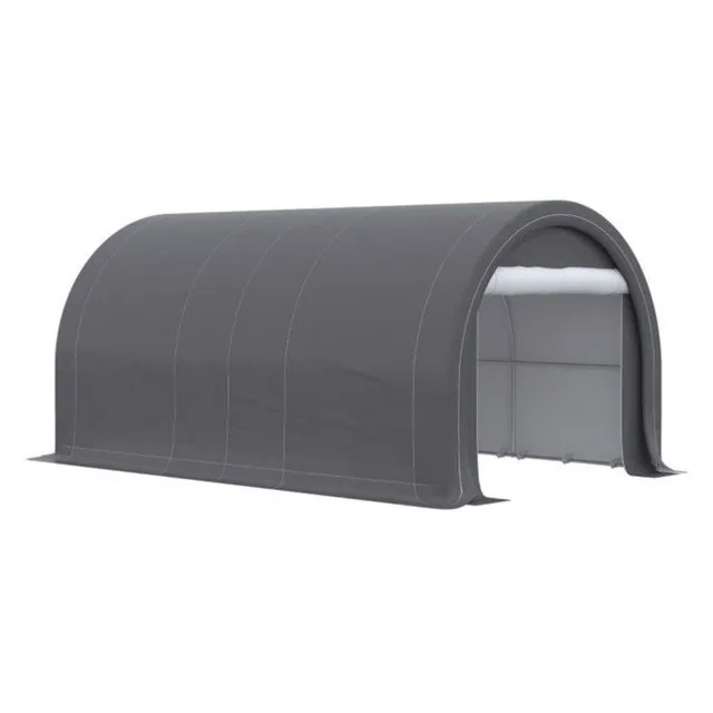Carport portable waterproof gray