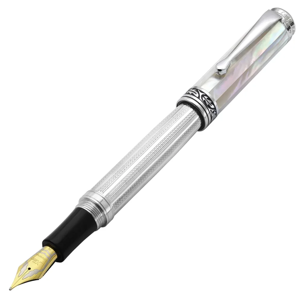 Fountain Pen 0.45 mm silver white