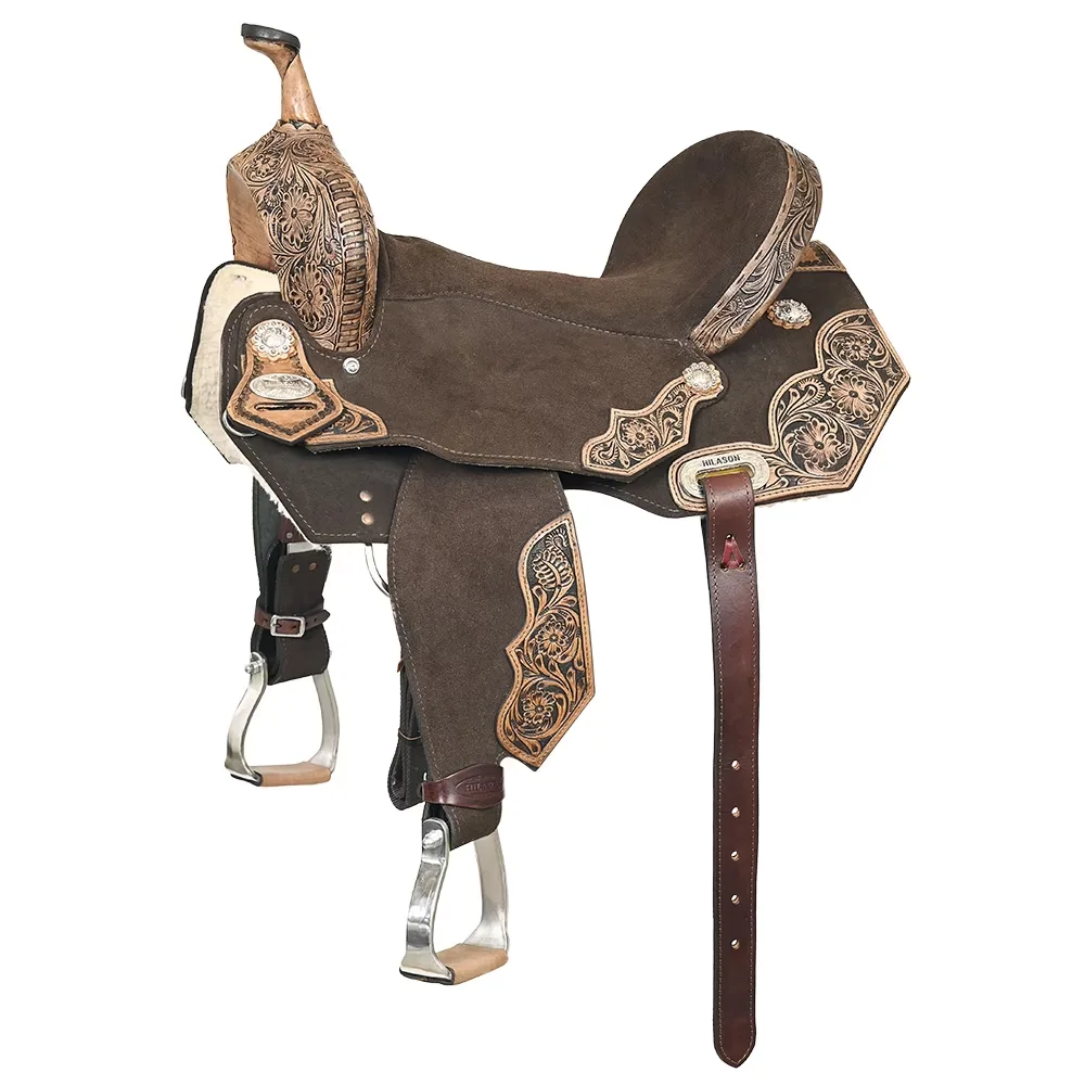 Leather Saddle 16 in brown 8 inches