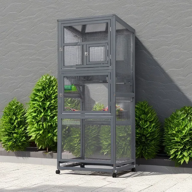 Bird Cage 68" gray 28.2"
