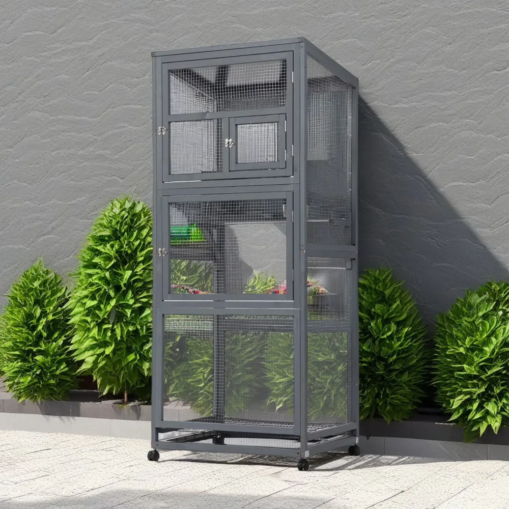 Bird Cage 68" gray 28.2"