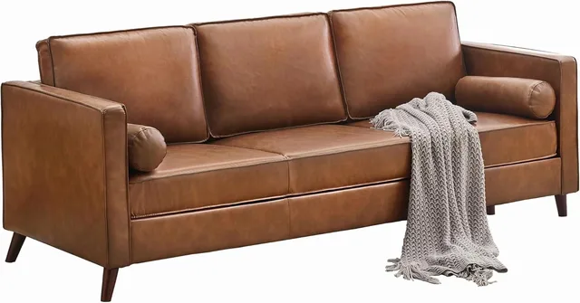 Sofa 81" brown 7 in