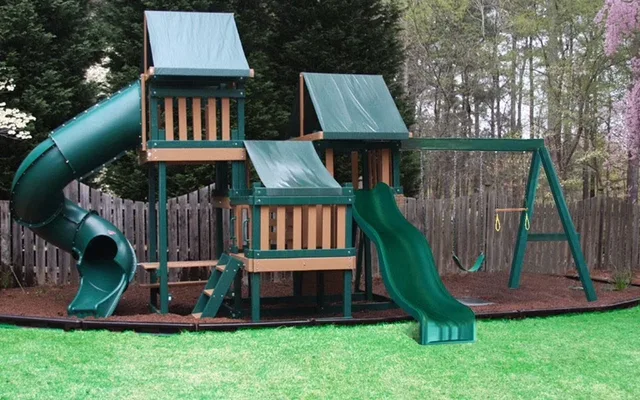 Backyard Play green 9" 6"