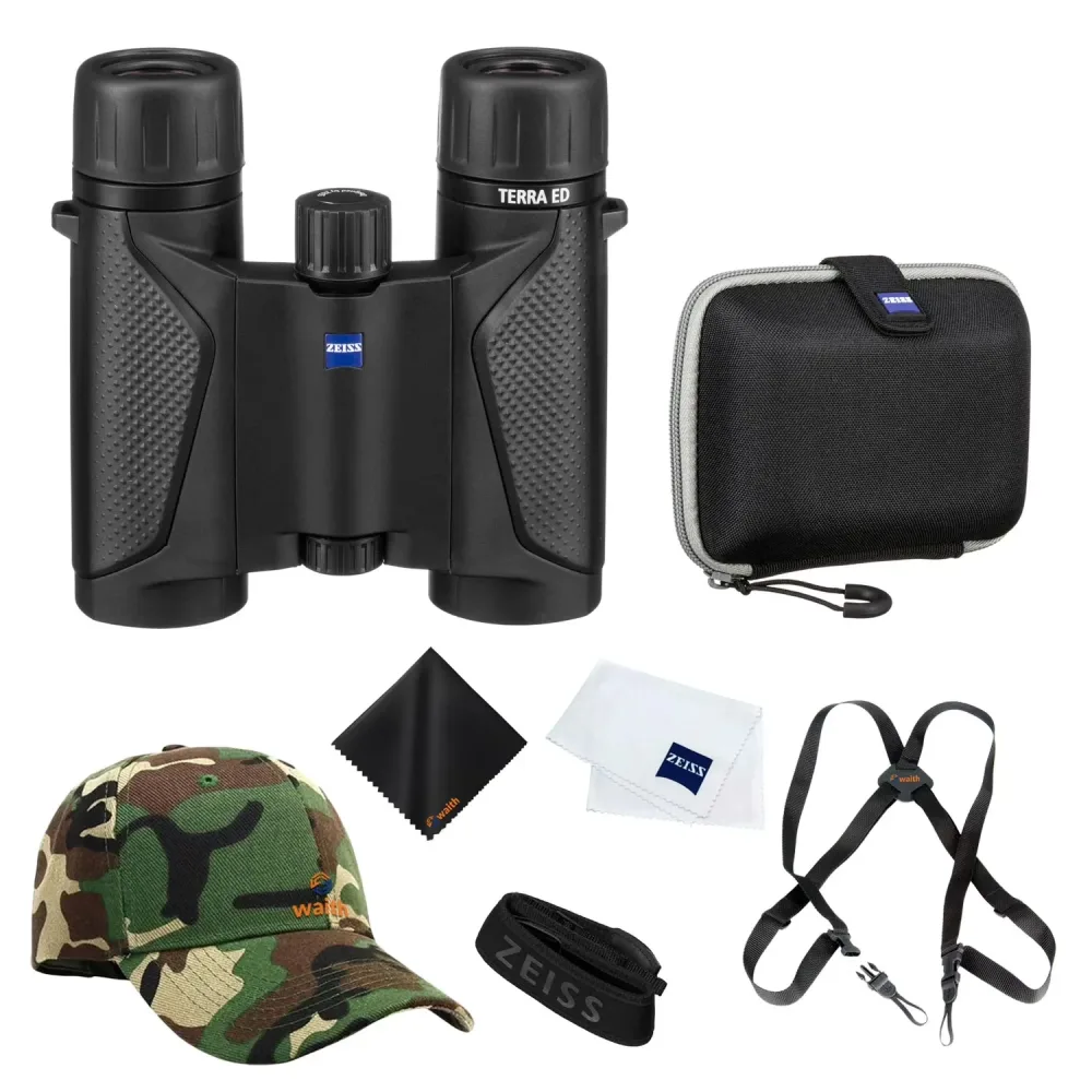 Binoculars adjustable black 25 mm