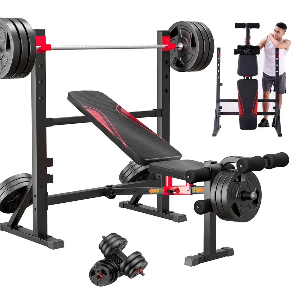 Gym Strength 900lbs foldable adjustable