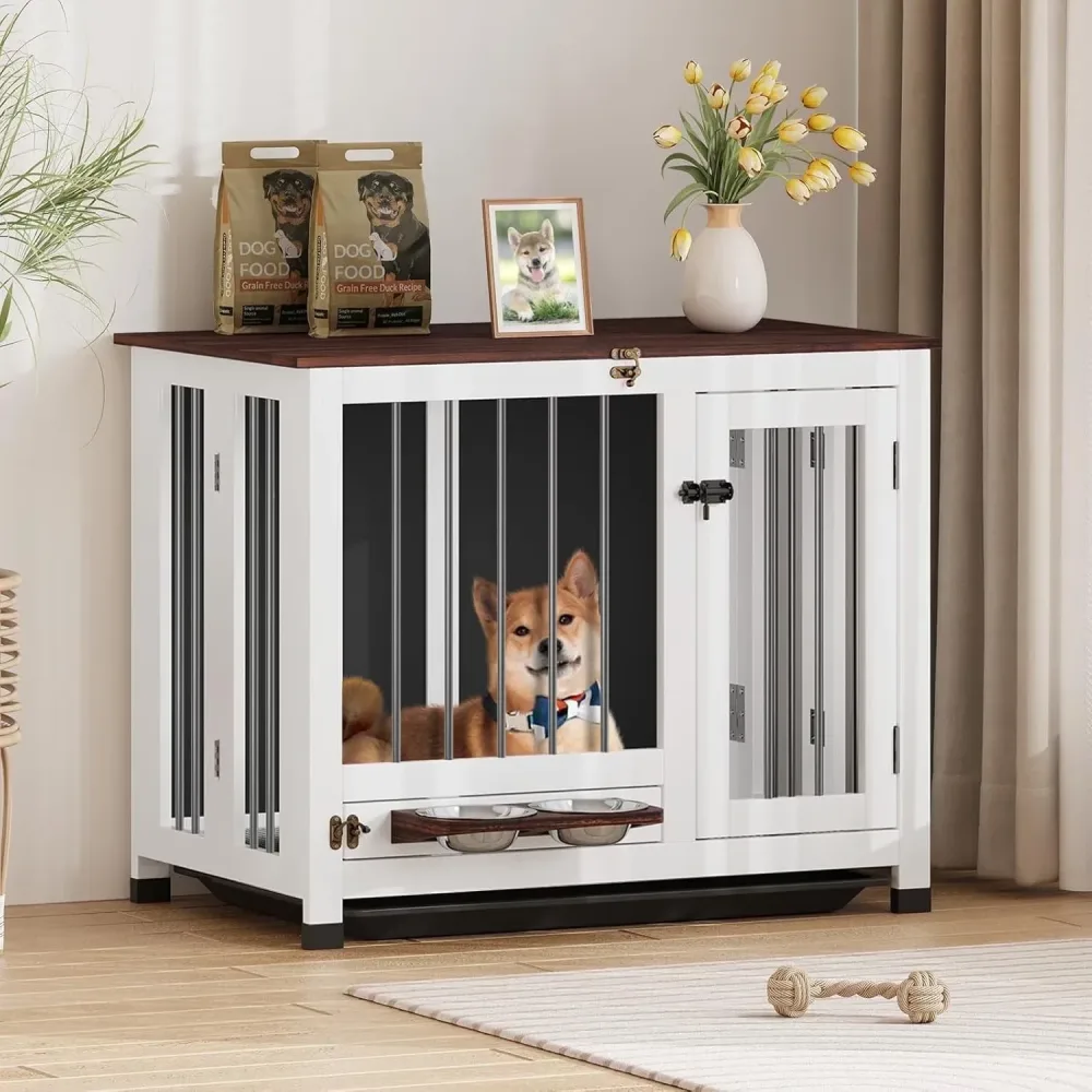 Dog Crate 39.4" 25.20 inches foldable