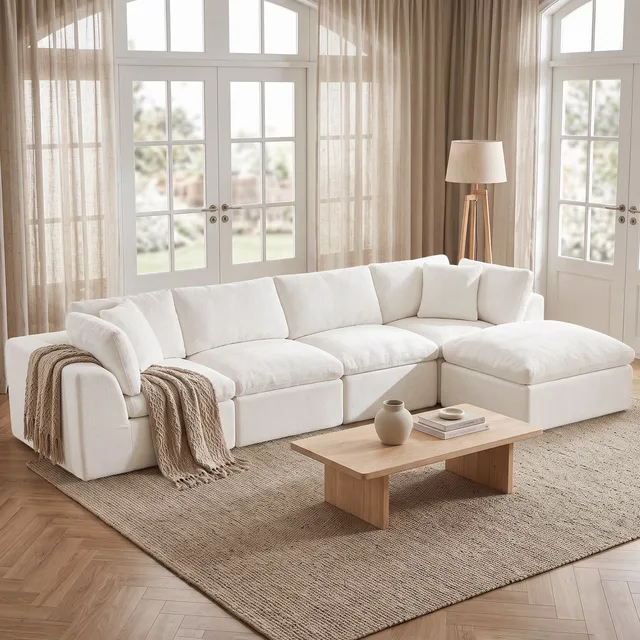 Living Room 138" beige 139"