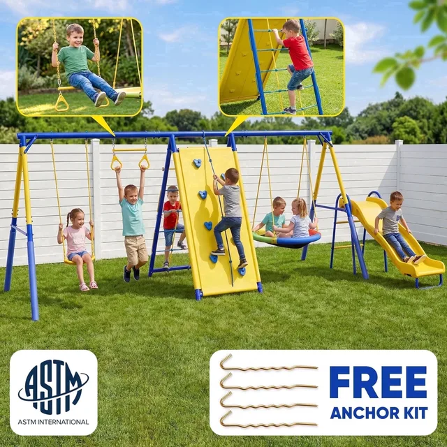 Backyard Playground heavy-duty 1000 lbs 116 lbs
