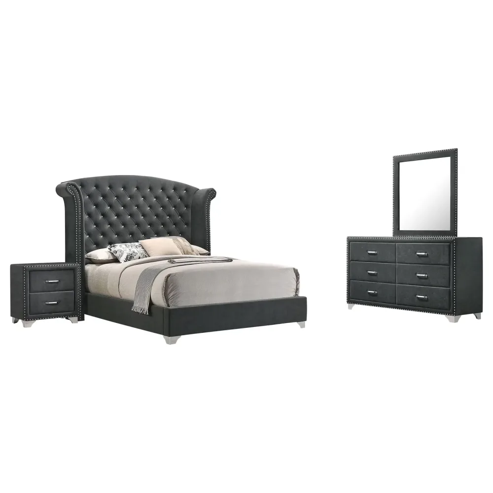 Bedroom blue gray 66.25"