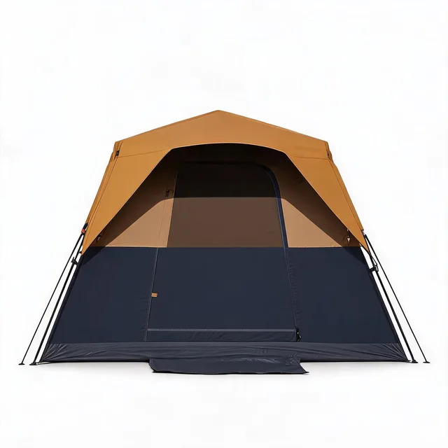 Camping Tent orange 9 feet 73 inches