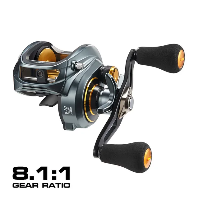 Baitcasting Reel 15kg gray 0.369mm
