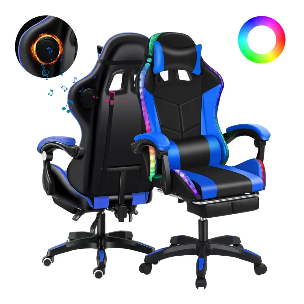 Chair 400lb bluetooth led