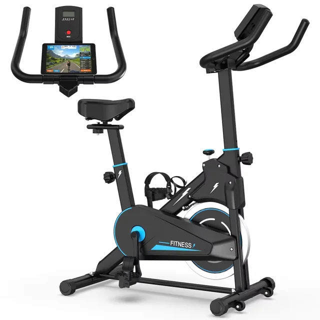 Exercise Bike 330lbs adjustable black