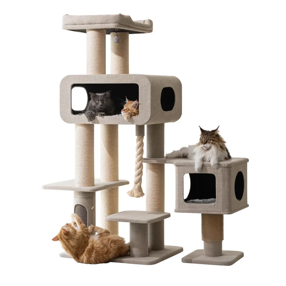 Furniture & Enrichment beige heavy-duty