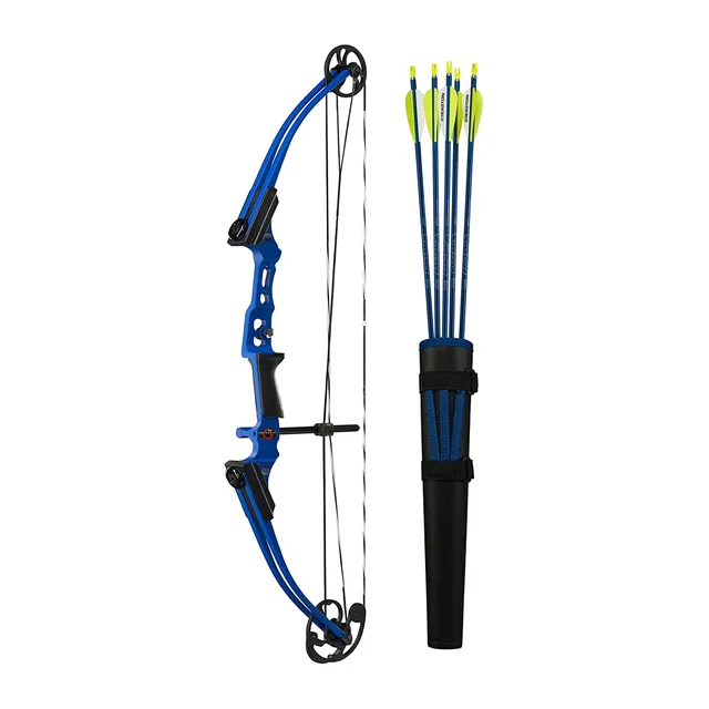 Compound Bow blue 14-25 inches 6-12 pounds