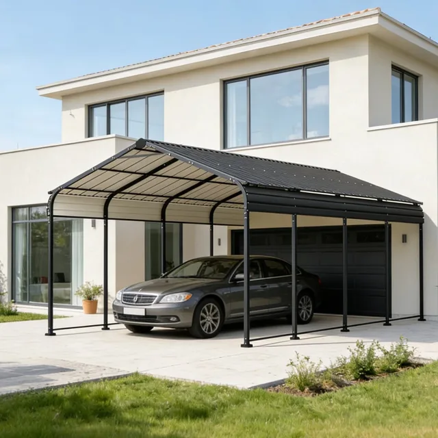 Metal Carport 12 ft 20 ft heavy-duty