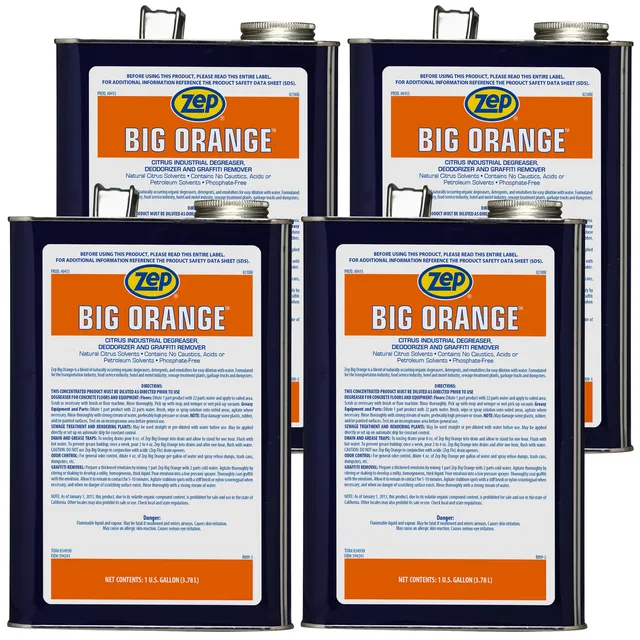 Cleaning 1 gallon orange 4 ounces