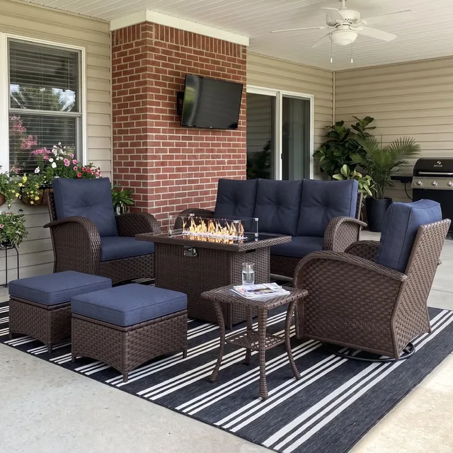 Patio Furniture brown beige 400 pound