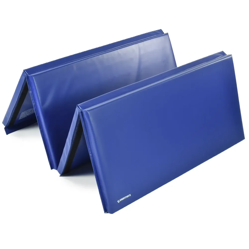 Mat 2 inch folding blue
