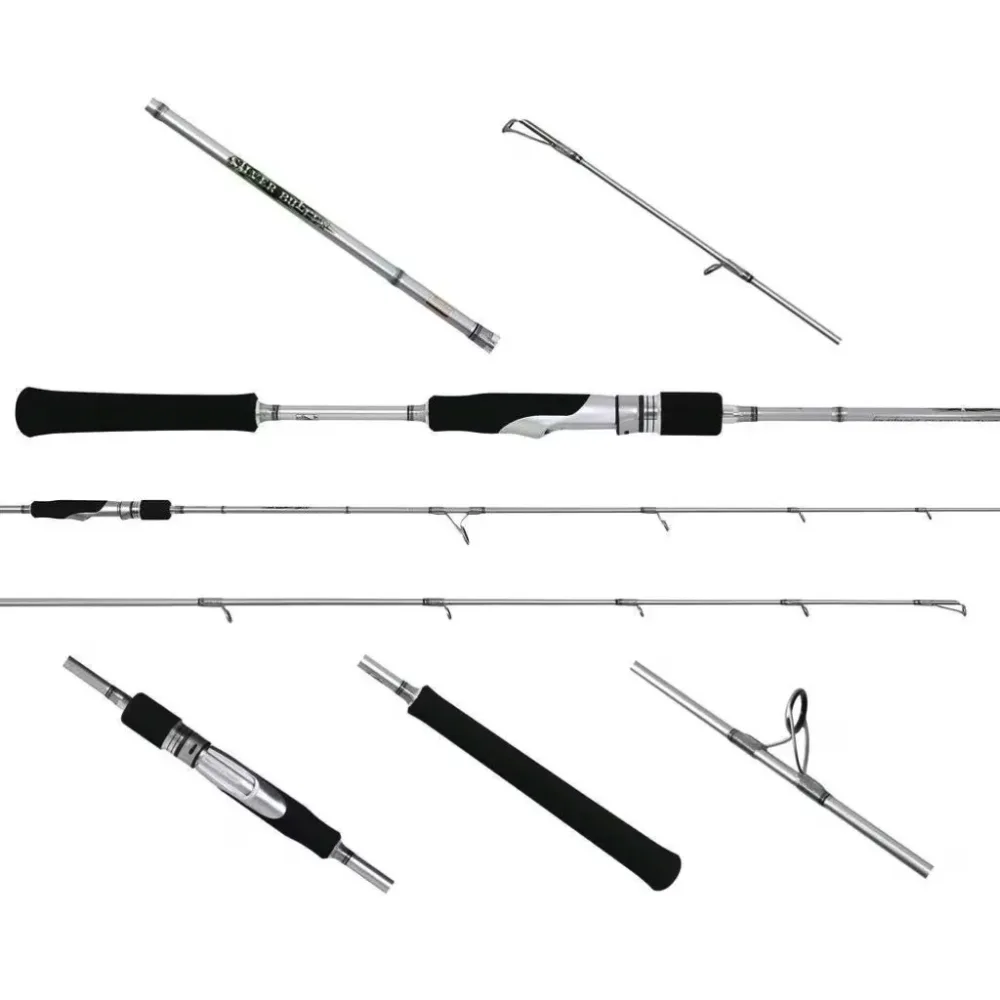 Spinning Rod 6' silver 100lb