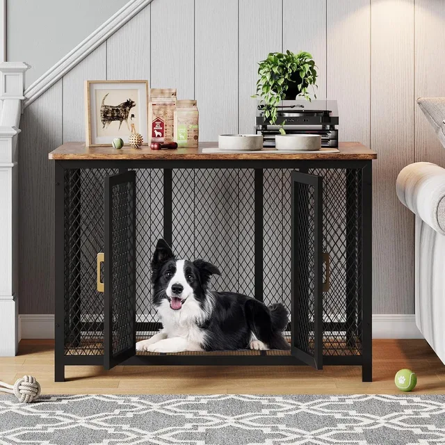 Dog Crate 48 inch 100 lbs 46.65"