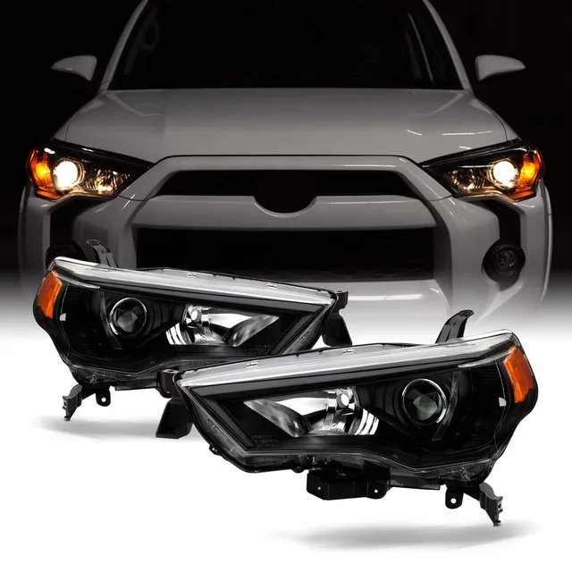 Projector Headlights black led