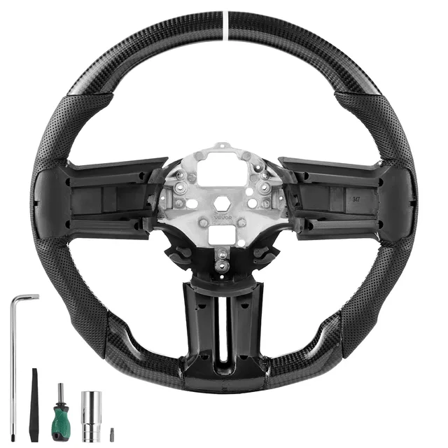 Steering Wheel black 4.25 in 108 mm