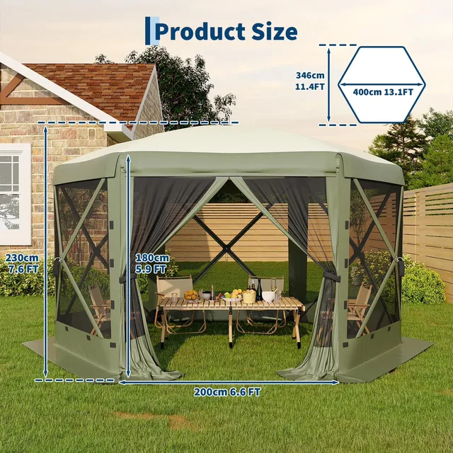 Tent locking portable windproof
