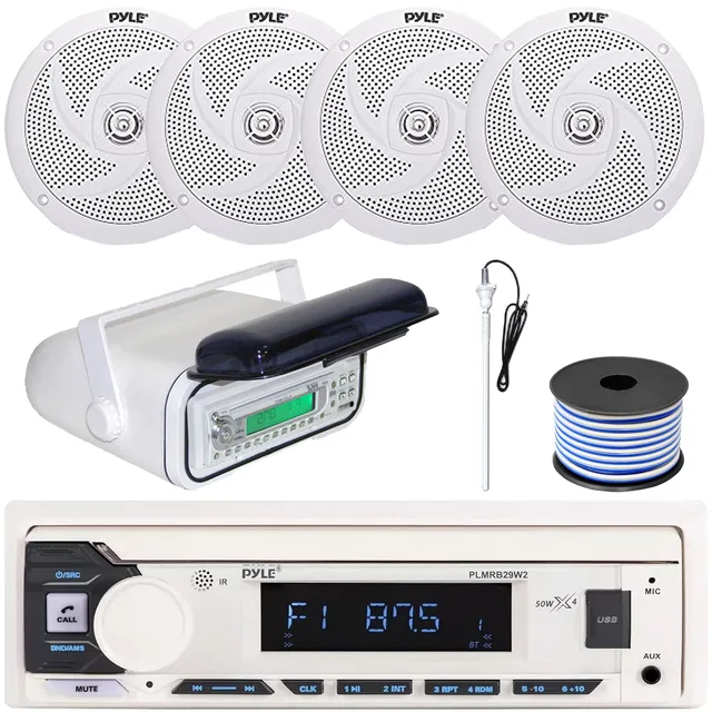 In-dash Stereo 6' 240 watt bluetooth