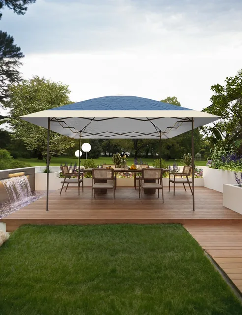 Canopy Tent blue gray 12 foot