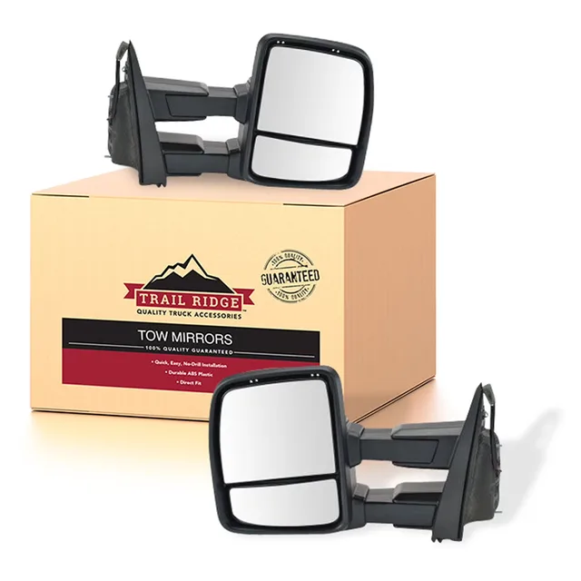 Tow Mirror black led folding