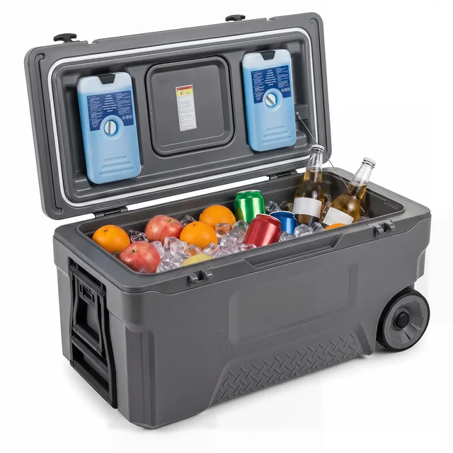 Hard Cooler insulated portable white