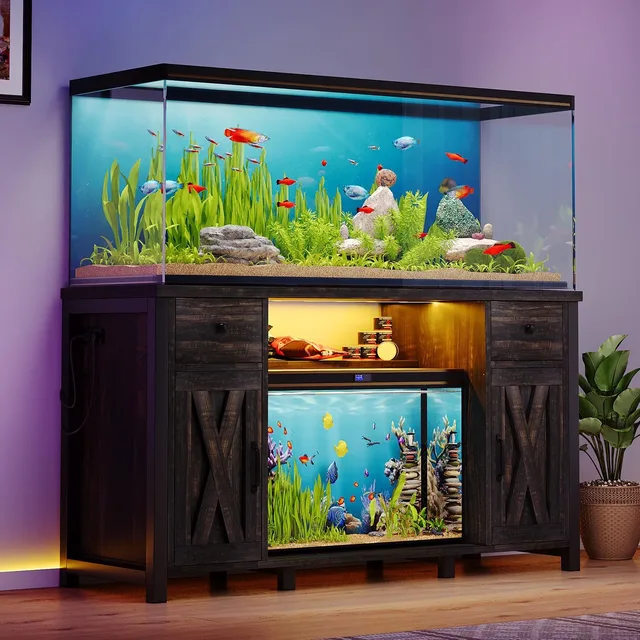 Fish Tank 55-75 gallon 52" led