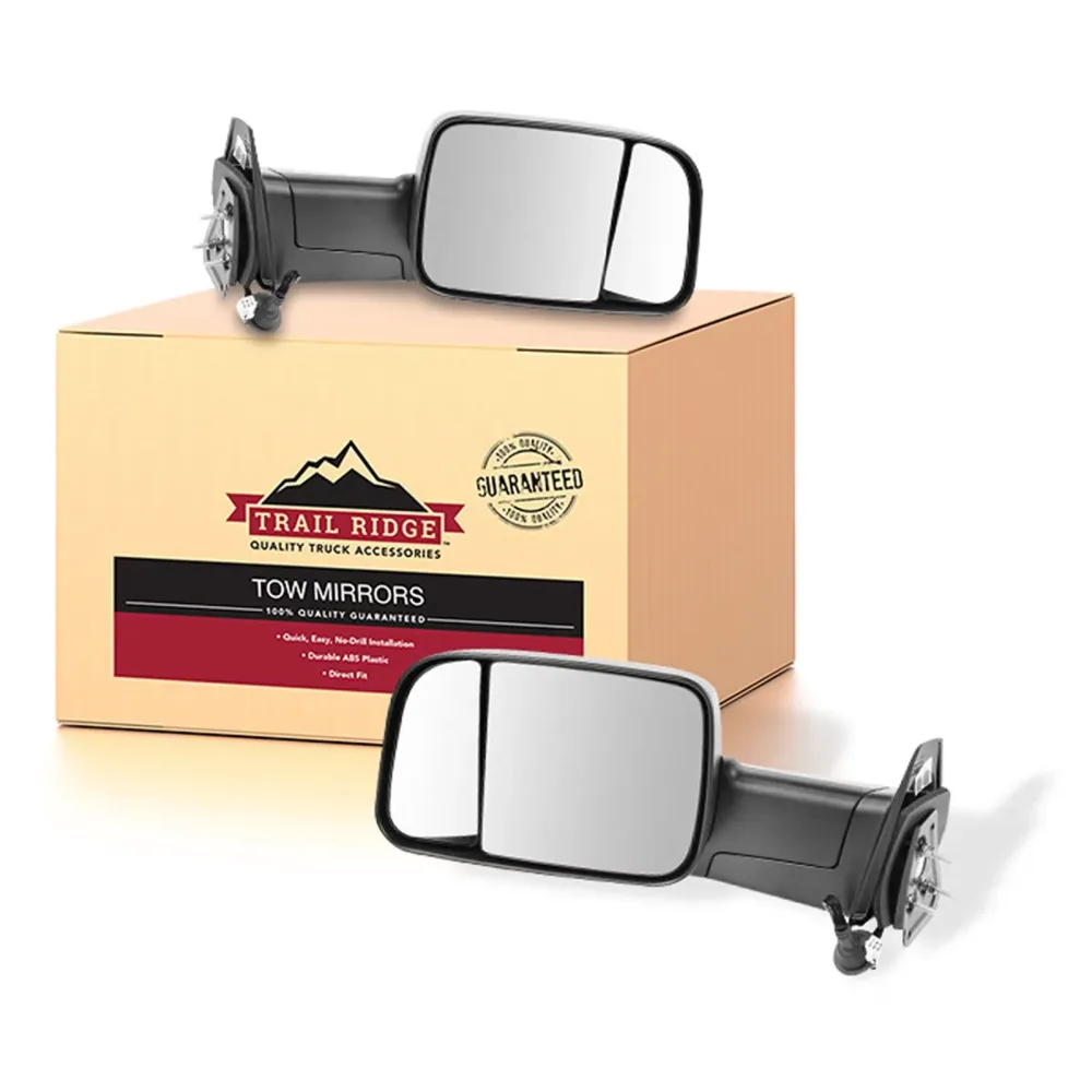 Tow Mirror black folding