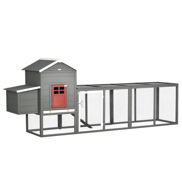 Chicken Coop 118" gray 26"