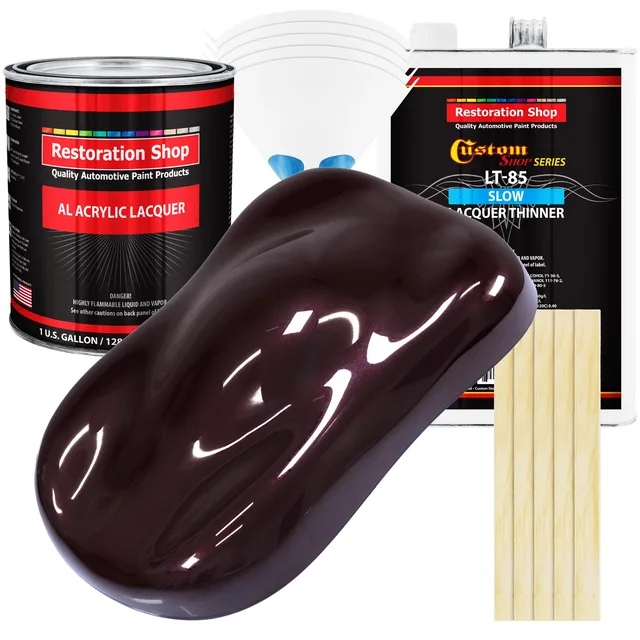 Auto Paint black 1 gallon 5 pack