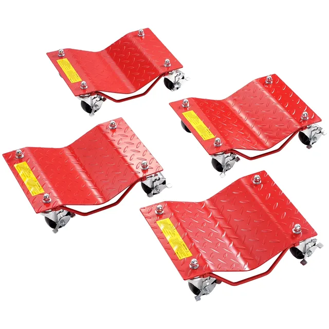 Wheel Dolly 8000 lbs heavy-duty red