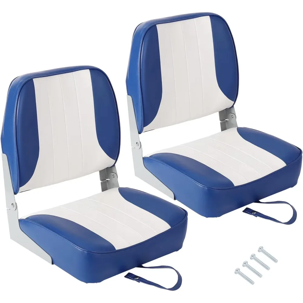 Boat Chair 2 pack blue white